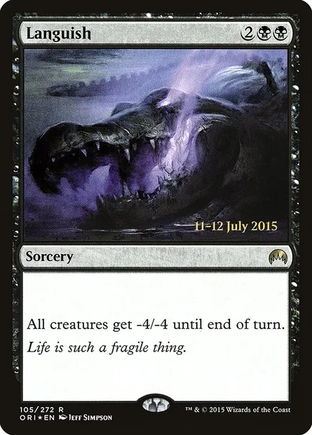 Languish, Magic card PORI 105s — Magic Origins Promos set