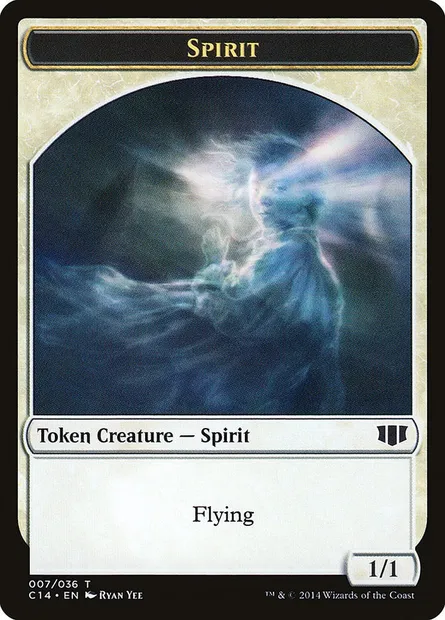 Spirit, Magic card TC14 7 — Commander 2014 Tokens set