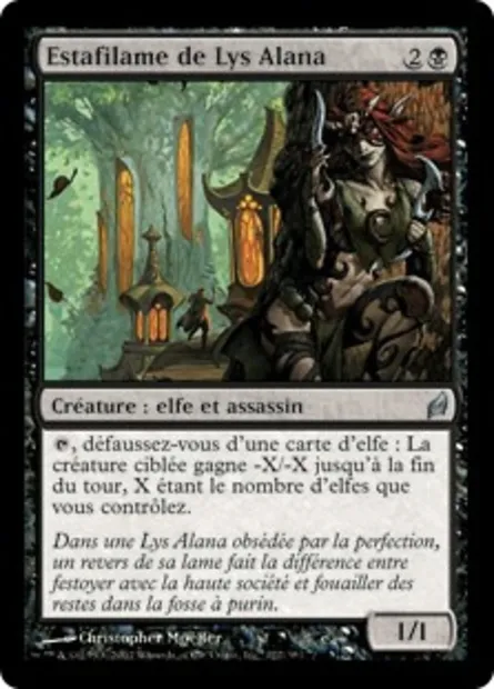 Estafilame de Lys Alana, carte Magic LRW 122 — extension Lorwyn