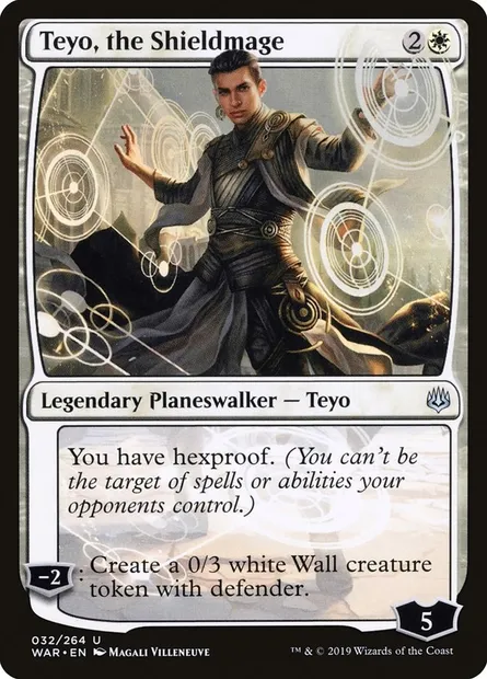 Teyo, the Shieldmage, Magic card WAR 32 — War of the Spark set