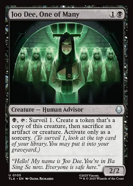 Joo Dee, One of Many, Magic card TLA 105 — Avatar: The Last Airbender set