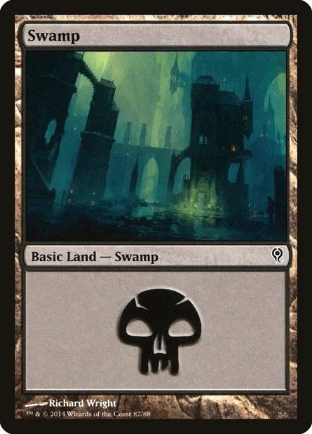 Swamp, Magic card DDM 82 — Duel Decks: Jace vs. Vraska set