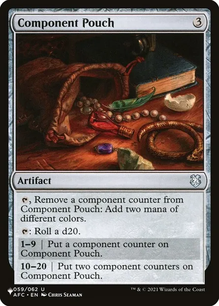 Component Pouch, Magic card PLST AFC-59 — The List set