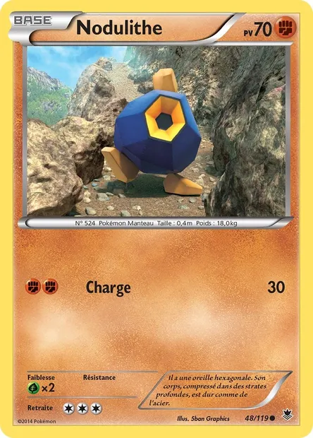 Nodulithe, carte Pokémon PHF 48 — extension Vigueur Spectrale