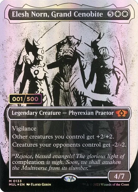 Elesh Norn, Grand Cénobite, carte Magic MUL 133z — extension Multiverse Legends