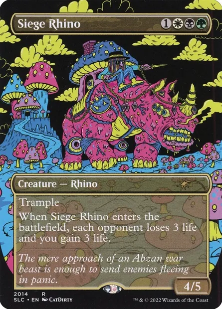 Siege Rhino, Magic card SLC 2014 — Secret Lair Countdown set