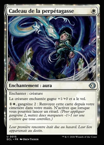 Cadeau de la perpétagasse, carte Magic ECL 15 — extension Lorwyn Eclipsed
