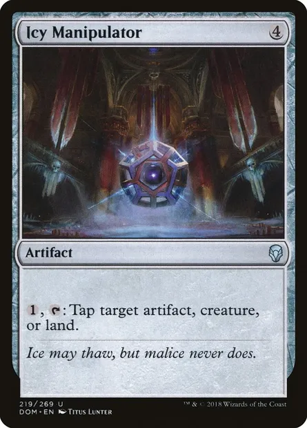 Icy Manipulator, Magic card DOM 219 — Dominaria set