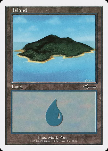 Island, Magic card BTD 81 — Beatdown Box Set set