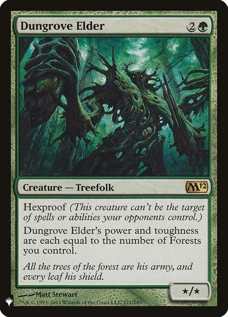 Dungrove Elder, Magic card PLST M12-171 — The List set