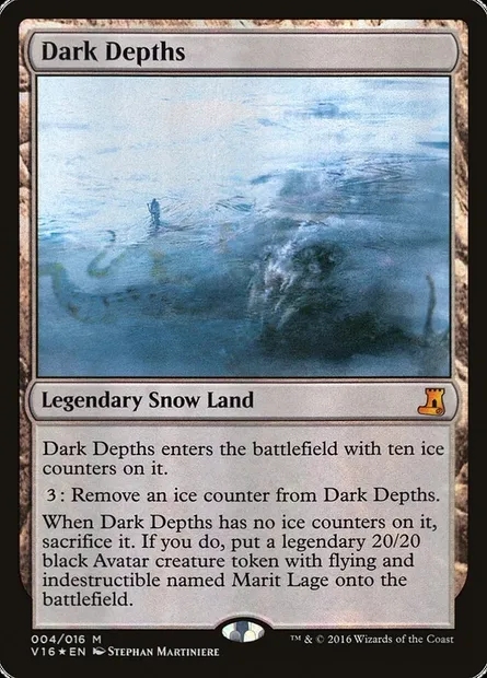 Dark Depths, Magic card V16 4 — From the Vault: Lore set