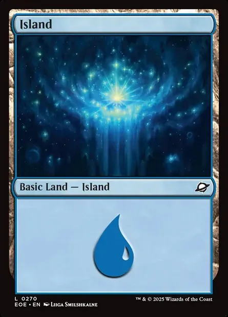 Island, Magic card EOE 270 — Edge of Eternities set