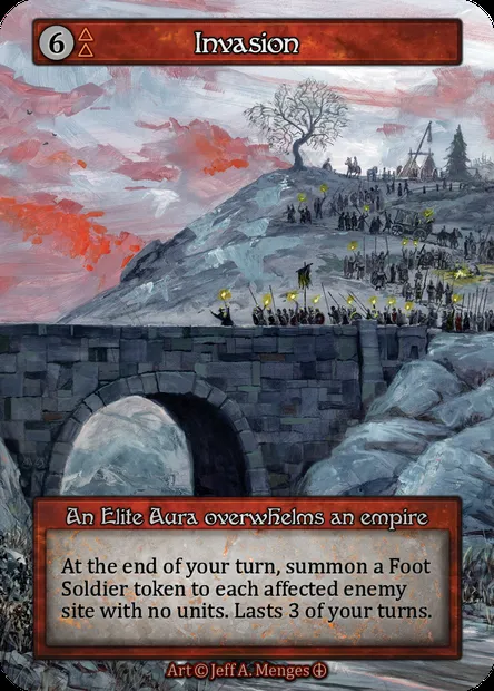 Invasion, Sorcery card ATH 155 — Arthurian Legends set