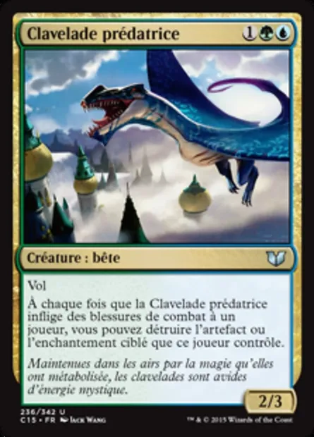 Clavelade prédatrice, carte Magic C15 236 — extension Commander 2015