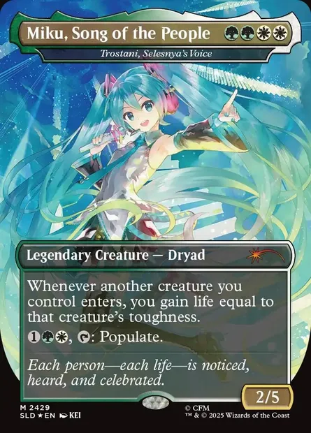 Trostani, Selesnya's Voice, Magic card SLD 2429 — Secret Lair Drop set
