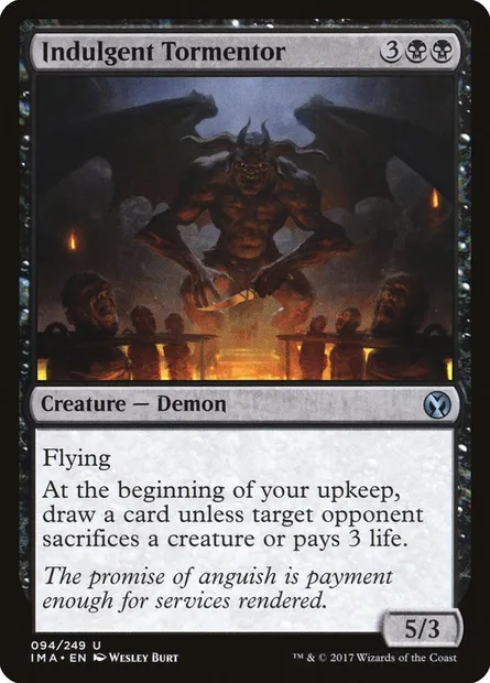 Indulgent Tormentor, Magic card IMA 94 — Iconic Masters set