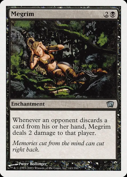 Megrim, Magic card 8ED 143 — Eighth Edition set