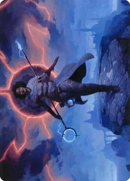 Rona, Herald of Invasion // Rona, Herald of Invasion, carte Magic AMOM 16 — extension March of the Machine Art Series
