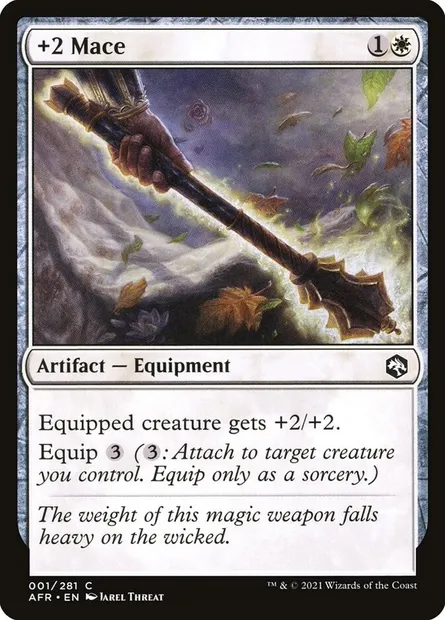 +2 Mace, Magic card AFR 1 — Adventures in the Forgotten Realms set