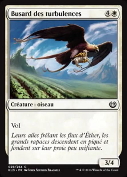 Busard des turbulences, carte Magic KLD 28 — extension Kaladesh