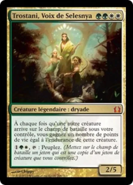 Trostani, Voix de Selesnya, carte Magic RTR 206 — extension Retour à Ravnica