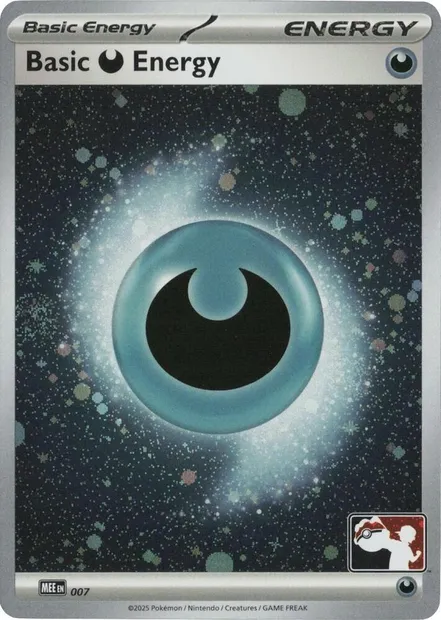Basic Darkness Energy, Pokémon card PPS 007h — Play! Pokémon Prize Pack Series set