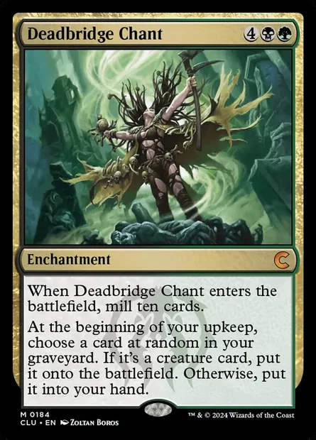 Deadbridge Chant, Magic card CLU 184 — Ravnica: Clue Edition set