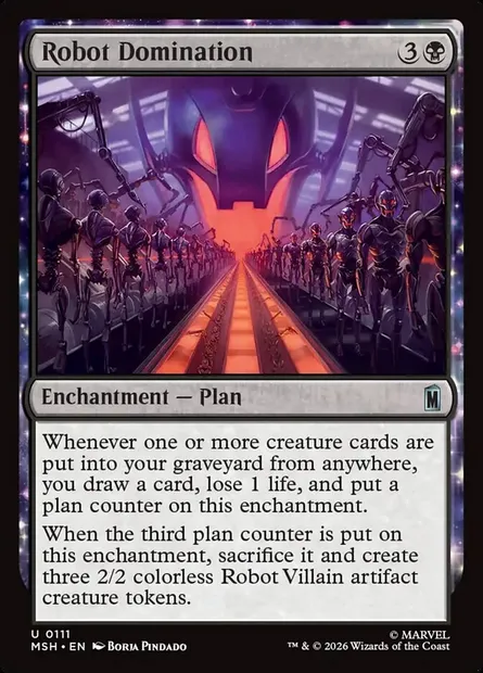 Robot Domination, Magic card MSH 111 — Marvel Super Heroes set