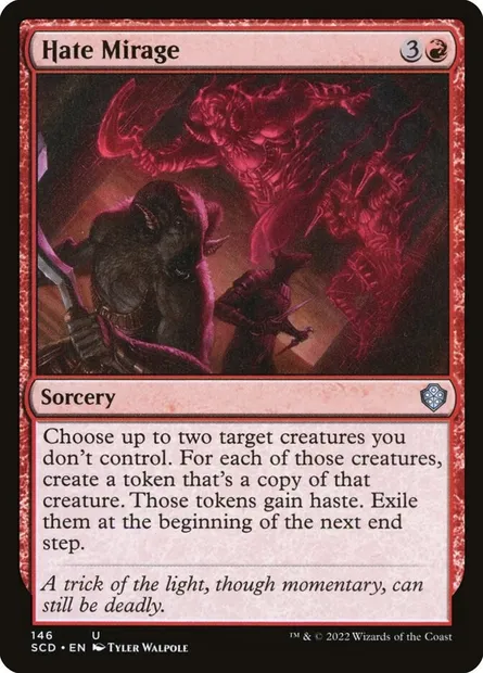 Mirage de haine, carte Magic SCD 146 — extension Starter Commander Decks