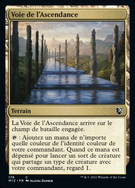 Voie de l'Ascendance, carte Magic MIC 178 — extension Midnight Hunt Commander