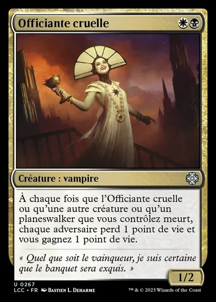 Officiante cruelle, carte Magic LCC 267 — extension The Lost Caverns of Ixalan Commander