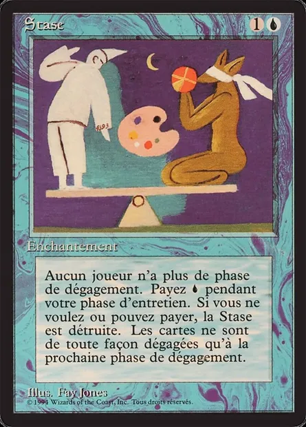 Stasis, Magic card FBB 83 — Foreign Black Border set