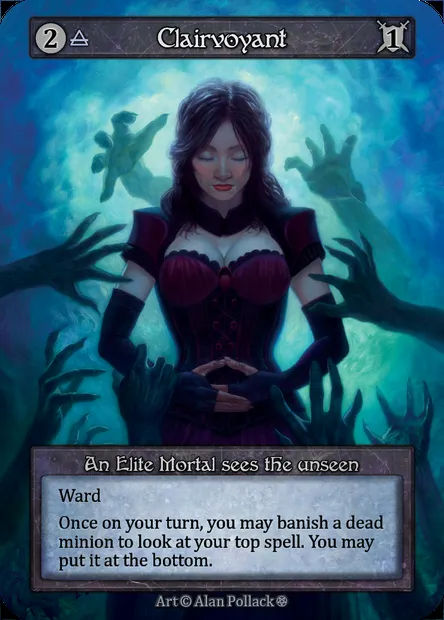 Clairvoyant, Sorcery card GOT 046 — Gothic set