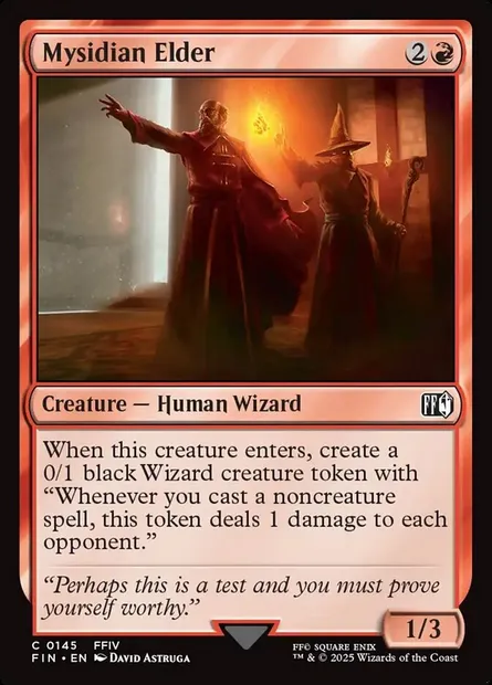 Mysidian Elder, Magic card FIN 145 — Final Fantasy set