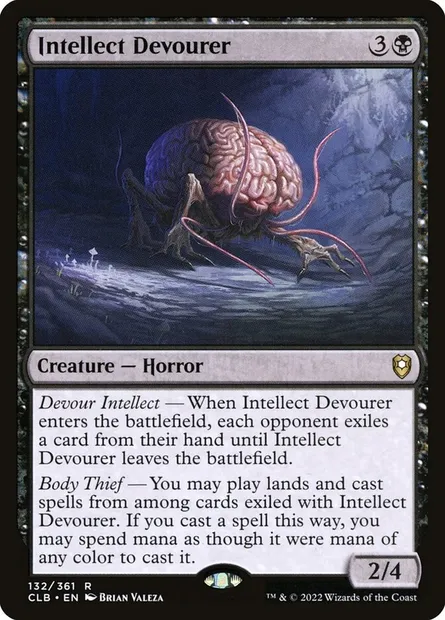 Intellect Devourer, Magic card CLB 132 — Commander Legends: Battle for Baldur's Gate set
