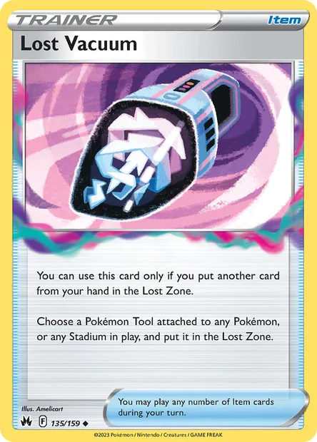 Lost Vacuum, Pokémon card CRZ 135 — Crown Zenith set