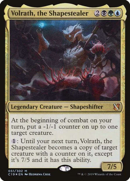 Volrath, the Shapestealer, Magic card C19 51 — Commander 2019 set