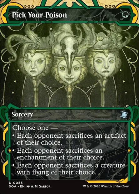 Pick Your Poison, Magic card SOA 55 — Secrets of Strixhaven Mystical Archive set