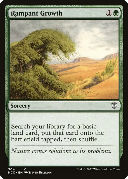 Rampant Growth, Magic card NCC 304 — New Capenna Commander set