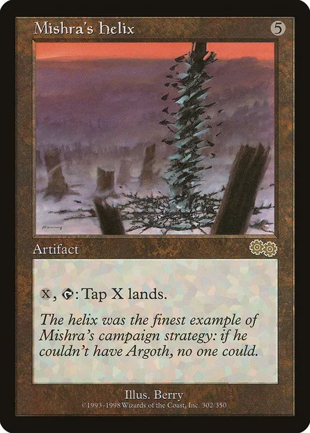 Mishra's Helix, Magic card USG 302 — Urza's Saga set