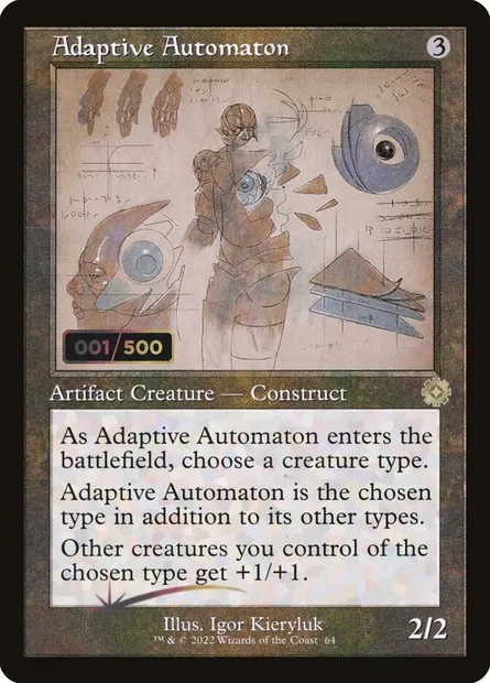 Adaptive Automaton, Magic card BRR 64z — The Brothers' War Retro Artifacts set