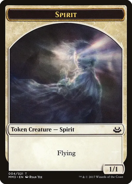 Spirit, Magic card TMM3 4 — Modern Masters 2017 Tokens set