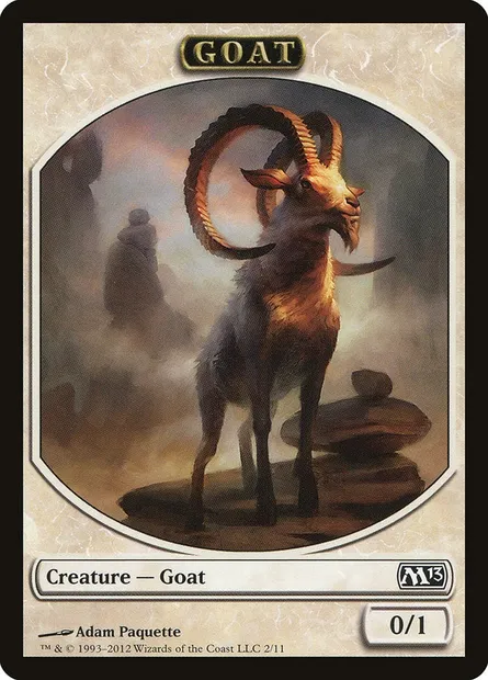 Goat, Magic card TM13 2 — Magic 2013 Tokens set