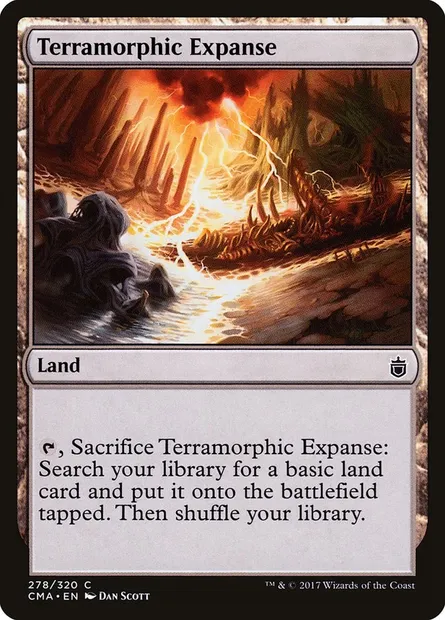 Terramorphic Expanse, Magic card CMA 278 — Commander Anthology set