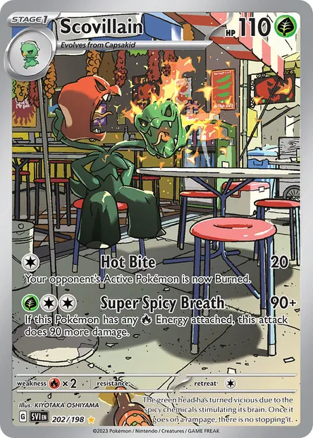 Scovillain, Pokémon card SVI 202 — Scarlet & Violet set
