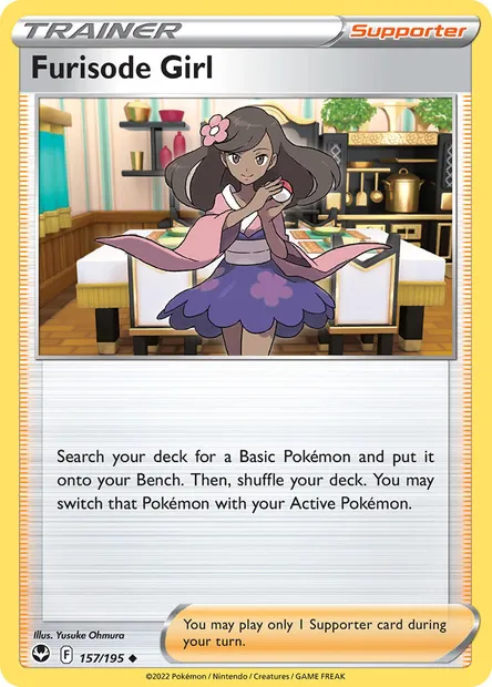 Furisode Girl, Pokémon card SIT 157 — Silver Tempest set
