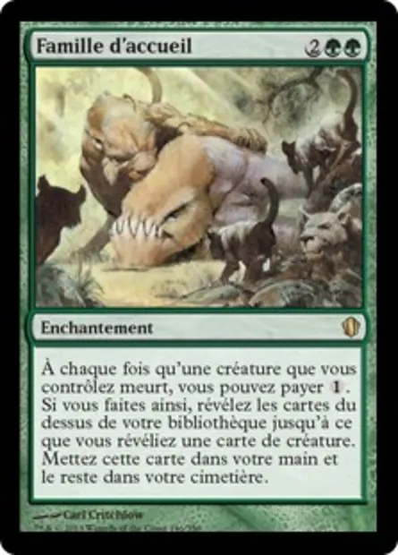 Famille d'accueil, carte Magic C13 146 — extension Commander 2013