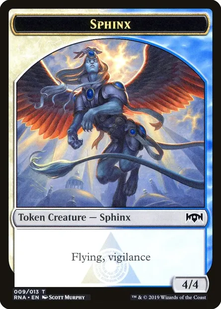 Sphinx, carte Magic TRNA 9 — extension Ravnica Allegiance Tokens