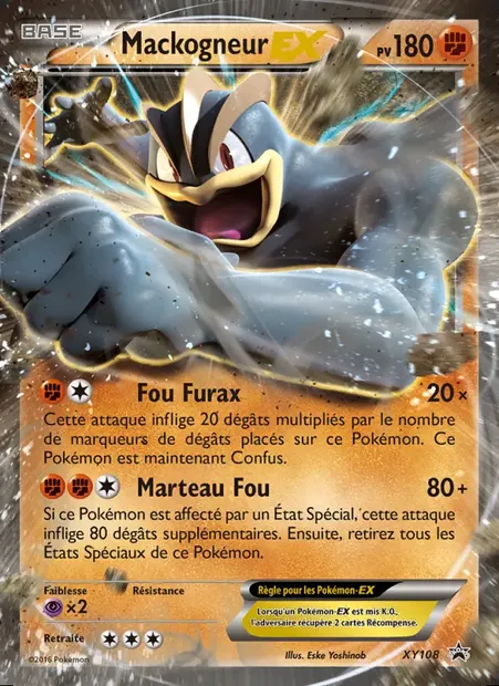 Mackogneur EX, carte Pokémon XY 108 — extension Promo XY