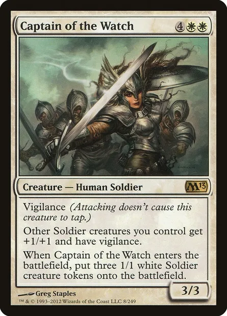 Captain of the Watch, Magic card M13 8 — Magic 2013 set